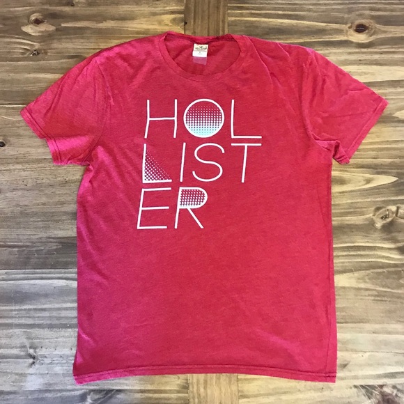 Red Hollister graphic t-shirt Sz. L - Picture 4 of 7